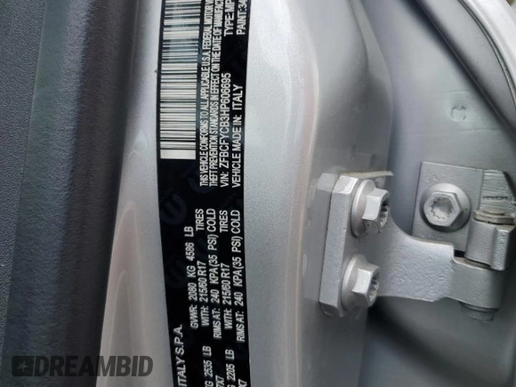 2017 FIAT 500X Trekking with VIN ZFBCFYCB3HP606695, listed as a Copart auction lot 54681115 with 59,346 mi miles and Salvage title. Bid and sale history available at DreamBid. Image 13.