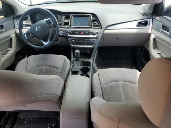 2018 Hyundai Sonata Sport Plus with VIN 5NPE34AF9JH629526, listed as a Copart auction lot 58087274 with 92,493 mi miles and Salvage Title. Bid and sale history available at DreamBid. Image 8.