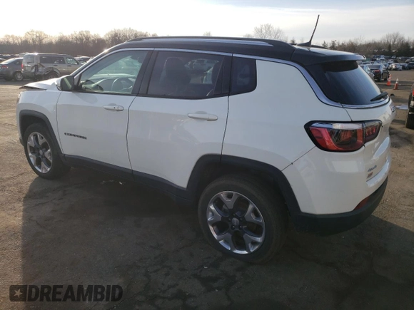 2018 Jeep Compass Limited with VIN 3C4NJDCB1JT349101, listed as a Copart auction lot 48759155 with 59,431 mi miles and Salvage Title. Bid and sale history available at carsss.com. Image 2.