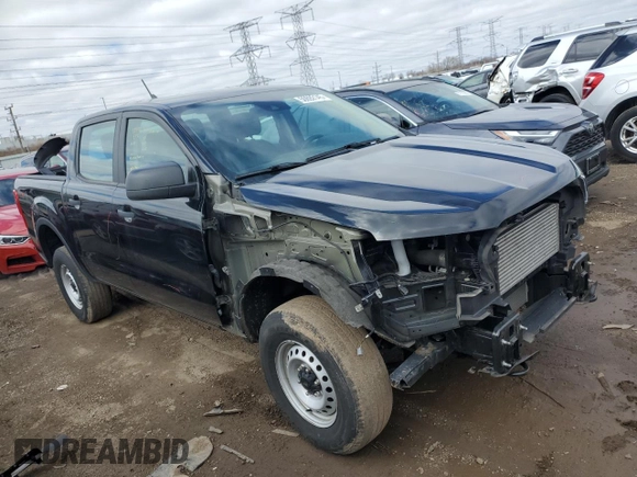 2022 Ford Ranger XL with VIN 1FTER4FH3NLD09659, listed as a Copart auction lot 50692145 with 50,027 mi miles and Salvage Title. Bid and sale history available at DreamBid. Image 4.