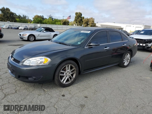 2014 Chevrolet Impala LTZ with VIN 2G1WC5E35E1106319, listed as a Copart auction lot 59260365 with 139,722 mi miles and Salvage title. Bid and sale history available at DreamBid. Image 1.