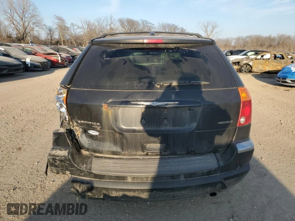 2005 Chrysler Pacifica with VIN 2C8GF78475R421982, listed as a Copart auction lot 41641625 with 220,676 mi miles and Salvage title. Bid and sale history available at DreamBid. Image 6.