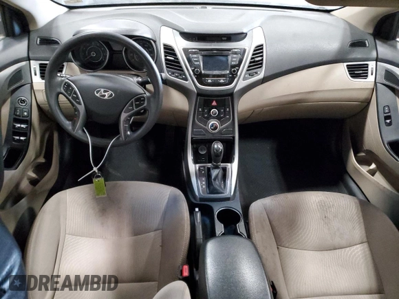 2016 Hyundai Elantra SE with VIN 5NPDH4AE5GH656655, listed as a Copart auction lot 76617374 with 98,959 mi miles and Salvage Title. Bid and sale history available at DreamBid. Image 8.