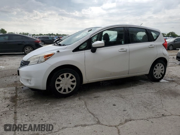 2015 Nissan Note S Plus with VIN 3N1CE2CP5FL448350, listed as a Copart auction lot 54602025 with 156,124 mi miles and Clean Title. Bid and sale history available at DreamBid. Image 1.