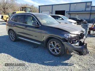 2021 BMW X3 sDrive30i with VIN 5UXTY3C06M9E65890, listed as a Copart auction lot 47286865 with 68,213 mi miles and Salvage Title. Bid and sale history available at carsss.com. Image 4.
