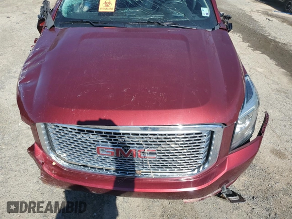2016 GMC Yukon Denali with VIN 1GKS1CKJ3GR394861, listed as a Copart auction lot 47296535 with 0 mi miles and Salvage Title. Bid and sale history available at carsss.com. Image 13.