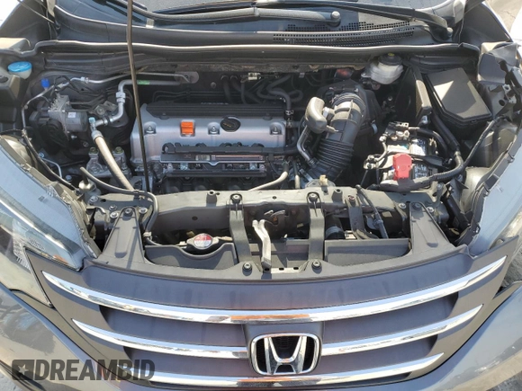2014 Honda CR-V EX-L with VIN 2HKRM3H74EH555204, listed as a Copart auction lot 45809815 with 75,424 mi miles and Salvage Title. Bid and sale history available at DreamBid. Image 13.