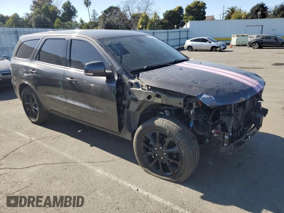 2017 Dodge Durango GT with VIN 1C4RDHDG5HC917530, listed as a Copart auction lot 47512115 with 60,476 mi miles and Salvage Title. Bid and sale history available at DreamBid. Image 4.