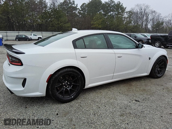 2023 Dodge Charger SRT Hellcat Redeye Widebody with VIN 2C3CDXL96PH618406, listed as a Copart auction lot 88406485 with 9,509 mi miles and Clean Title. Bid and sale history available at carsss.com. Image 3.