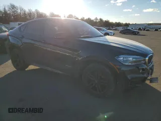 2015 BMW X6 xDrive50i with VIN 5UXKU6C52F0F94480, listed as a Copart auction lot 41539505 with 148,175 mi miles and Salvage Title. Bid and sale history available at carsss.com. Image 4.