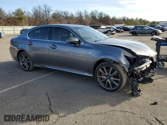 2015 Lexus GS 350 with VIN JTHCE1BL0FA002148, listed as a Copart auction lot 85296434 with 77,239 mi miles and Salvage Title. Bid and sale history available at DreamBid. Image 4.