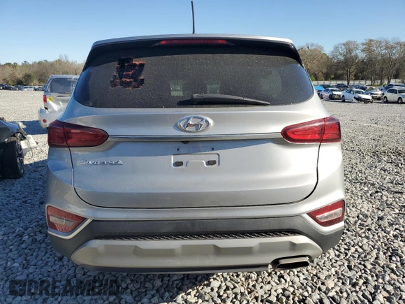 2020 Hyundai Santa Fe SE with VIN 5NMS23AD1LH257582, listed as a Copart auction lot 49551865 with 101,380 mi miles and Salvage Title. Bid and sale history available at carsss.com. Image 6.