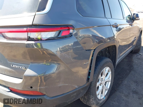 2023 Jeep Grand Cherokee Limited z VIN 1C4RJKBG5P8875998, wystawiony jako IAAI lot #41975707 z przebiegiem 12 532 mil mil oraz . Historia ofert i sprzedaży dostępna na DreamBid. Obrazek 12.