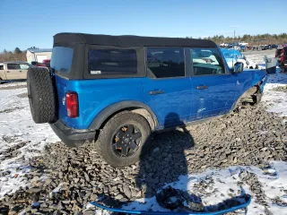 2023 Ford Bronco with VIN 1FMDE5BH0PLB15673, listed as a Copart auction lot 87823915 with 24,749 mi miles and Salvage Title. Bid and sale history available at DreamBid. Image 3.