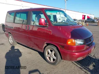 2003 Volkswagen EuroVan MV with VIN WV2MB47023H022484, listed as a IAAI auction lot 41346029 with 188,866 mi miles and . Bid and sale history available at DreamBid. Image 1.