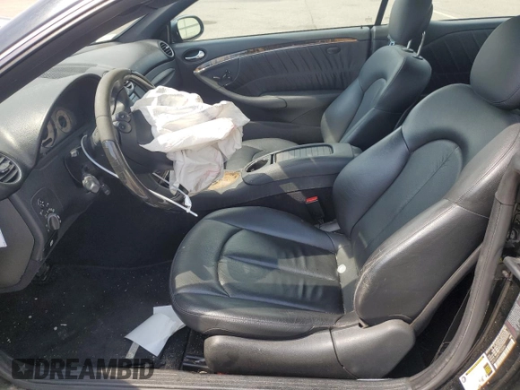 2007 Mercedes-Benz CLK 350 with VIN WDBTJ56H77F230404, listed as a Copart auction lot 65291925 with 128,021 mi miles and Salvage title. Bid and sale history available at DreamBid. Image 7.