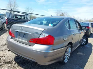 2008 Infiniti M with VIN JNKAY01F28M652136, listed as a IAAI auction lot 42096441 with Not Provided miles. Bid and sale history available at carsss.com. Image 4.