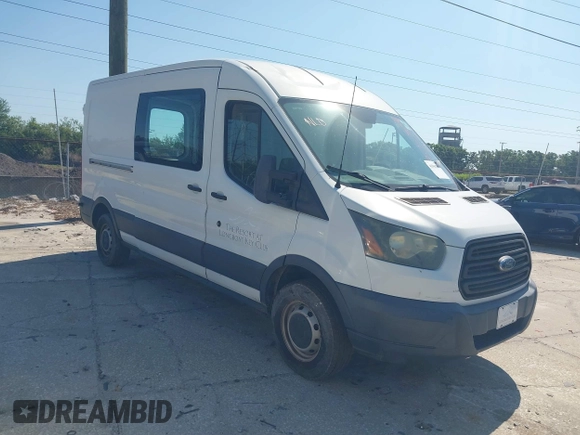 2015 Ford Transit Cargo with VIN 1FTNE2CM6FKA19277, listed as a IAAI auction lot 41906760 with 44,230 mi miles and . Bid and sale history available at carsss.com. Image 1.