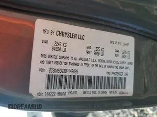2008 Chrysler 300 Touring z VIN 2C3KA53G38H142026, wystawiony jako Copart lot #56318035 z przebiegiem 168 067 mil mil oraz Szkoda całkowita • Salvage title. Historia ofert i sprzedaży dostępna na DreamBid. Obrazek 12.