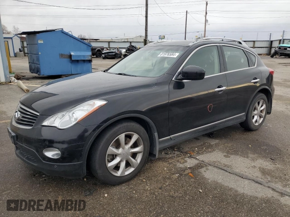 2008 Infiniti EX Journey with VIN JNKAJ09F58M350445, listed as a Copart auction lot 81976584 with 140,682 mi miles and Salvage Title. Bid and sale history available at DreamBid. Image 1.