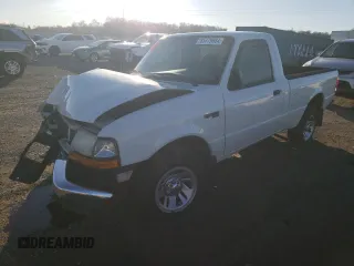 1999 Ford Ranger XLT with VIN 1FTYR10X8XUB20062, listed as a Copart auction lot 85779884 with 104,741 mi miles and Salvage title. Bid and sale history available at DreamBid. Image 1.