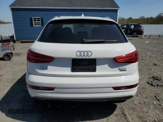 2018 Audi Q3 Premium with VIN WA1ECCFS7JR019255, listed as a Copart auction lot 54581155 with 76,923 mi miles and Salvage title. Bid and sale history available at DreamBid. Image 6.