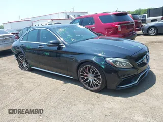 2016 Mercedes-Benz C 63 S AMG with VIN 55SWF8HB7GU129053, listed as a IAAI auction lot 42562276 with 117,727 mi miles and . Bid and sale history available at DreamBid. Image 1.