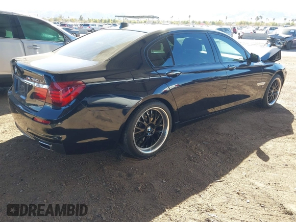2014 BMW 7 Series ALPINA B7 with VIN WBAYE8C58ED135475, listed as a IAAI auction lot 41417075 with 102,364 mi miles. Bid and sale history available at carsss.com. Image 4.