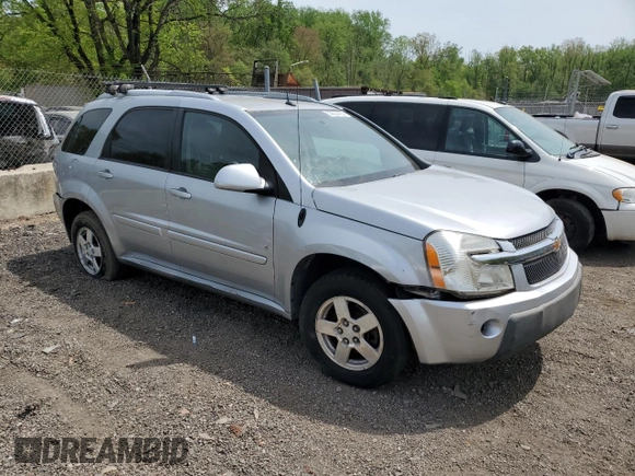 2006 Chevrolet Equinox LT z VIN 2CNDL73F966084476, wystawiony jako Copart lot #53633755 z przebiegiem Nie podano mil oraz Szkoda całkowita • Salvage title. Historia ofert i sprzedaży dostępna na DreamBid. Obrazek 4.