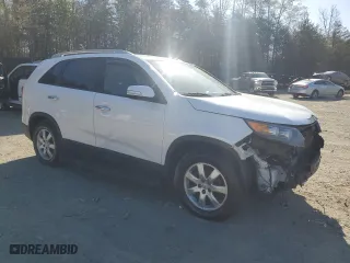 2013 Kia Sorento LX with VIN 5XYKT3A64DG312875, listed as a Copart auction lot 53750595 with 126,675 mi miles and Clean Title. Bid and sale history available at carsss.com. Image 4.