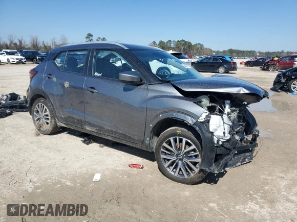 2024 Nissan Kicks SV with VIN 3N1CP5CV2RL473575, listed as a Copart auction lot 46029155 with 23,157 mi miles and Salvage Title. Bid and sale history available at carsss.com. Image 4.