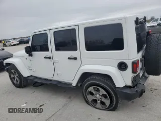 2018 Jeep Wrangler JK Unlimited Sahara with VIN 1C4BJWEG2JL898583, listed as a Copart auction lot 41804435 with 72,922 mi miles and Salvage Title. Bid and sale history available at carsss.com. Image 2.
