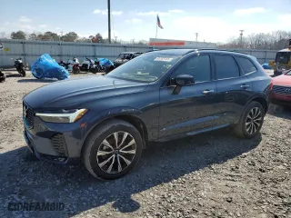2024 Volvo XC60 Plus Dark Theme with VIN YV4L12RL3R1916064, listed as a Copart auction lot 45733155 with 5,095 mi miles and Salvage Title. Bid and sale history available at carsss.com. Image 1.