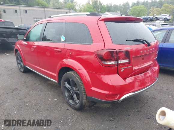 2018 Dodge Journey Crossroad z VIN 3C4PDDGG0JT387859, wystawiony jako IAAI lot #42252730 z przebiegiem 86 129 mil mil oraz . Historia ofert i sprzedaży dostępna na DreamBid. Obrazek 3.