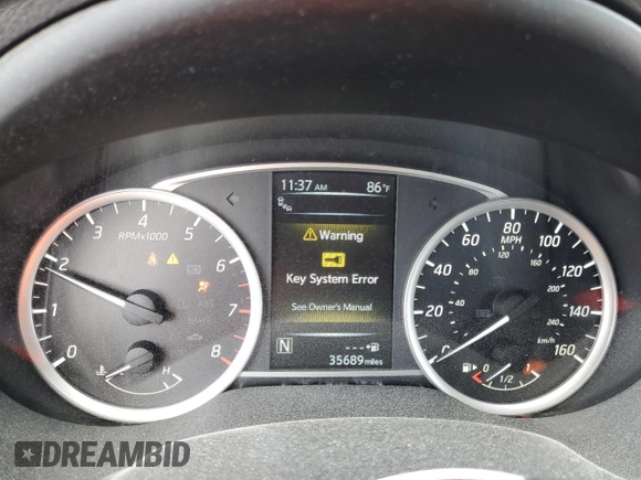 2017 Nissan Sentra SV with VIN 3N1AB7AP6HY203580, listed as a Copart auction lot 53507095 with 35,689 mi miles and Salvage Title. Bid and sale history available at carsss.com. Image 9.