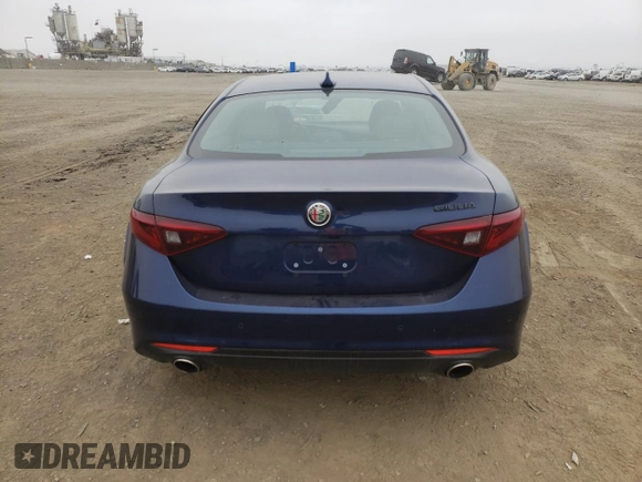 2021 Alfa Romeo Giulia with VIN ZARFAMAN5M7643777, listed as a Copart auction lot 53402033 with 19,227 mi miles. Bid and sale history available at carsss.com. Image 6.