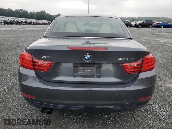 2014 BMW 4 Series 428i xDrive with VIN WBA3T1C58EPS98164, listed as a Copart auction lot 71273804 with 53,836 mi miles and Salvage Title. Bid and sale history available at carsss.com. Image 6.