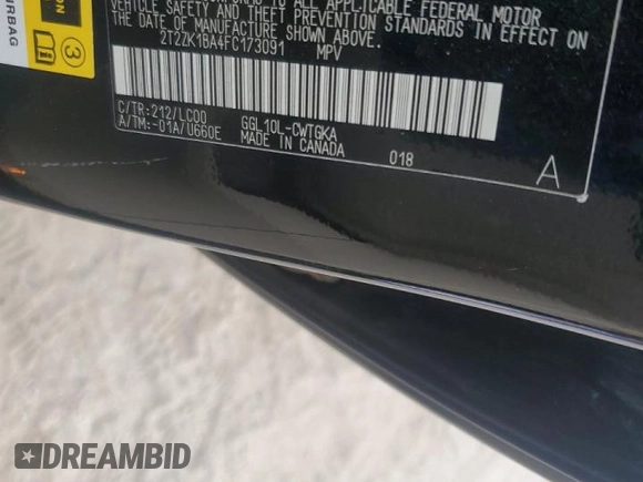 2015 Lexus RX 350 with VIN 2T2ZK1BA4FC173091, listed as a Copart auction lot 60573615 with 140,569 mi miles and Salvage title. Bid and sale history available at DreamBid. Image 13.