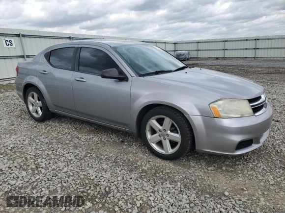 2013 Dodge Avenger SE with VIN 1C3CDZAB8DN531059, listed as a Copart auction lot 50634815 with 164,609 mi miles and Salvage Title. Bid and sale history available at DreamBid. Image 4.