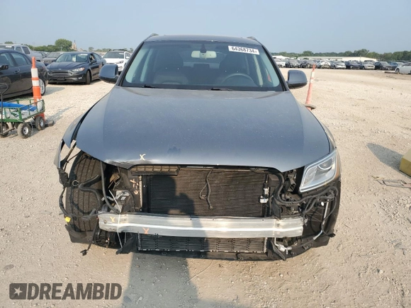 2014 Audi Q5 Premium Plus with VIN WA1DGAFP1EA121090, listed as a Copart auction lot 64368734 with 15,847 mi miles and Salvage Title. Bid and sale history available at carsss.com. Image 5.