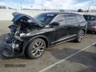 2022 Acura MDX w/Technology Package with VIN 5J8YE1H4XNL037095, listed as a Copart auction lot 87063034 with 27,061 mi miles and Salvage Title. Bid and sale history available at carsss.com. Image 1.