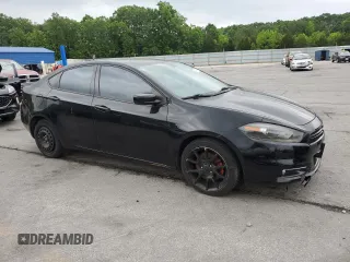 2013 Dodge Dart SXT with VIN 1C3CDFBA0DD289443, listed as a Copart auction lot 57347065 with 193,352 mi miles and Salvage title. Bid and sale history available at DreamBid. Image 4.