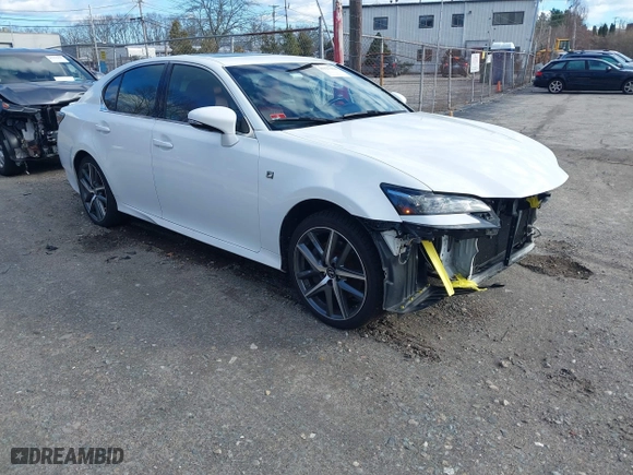 2017 Lexus GS with VIN JTHCZ1BL5HA006574, listed as a IAAI auction lot 41127414 with 110,701 mi miles. Bid and sale history available at carsss.com. Image 1.