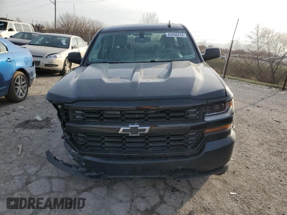 2016 Chevrolet Silverado 1500 Work Truck with VIN 1GCVKNEC9GZ316812, listed as a Copart auction lot 83450474 with 86,599 mi miles and Salvage Title. Bid and sale history available at carsss.com. Image 5.