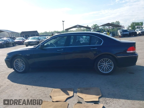 2005 BMW 7 Series 745Li with VIN WBAGN63515DS58163, listed as a IAAI auction lot 42133398 with 108,877 mi miles and . Bid and sale history available at DreamBid. Image 15.