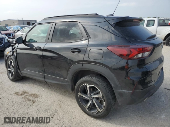 2022 Chevrolet TrailBlazer RS with VIN KL79MTSL1NB108673, listed as a Copart auction lot 47113434 with 36,687 mi miles and . Bid and sale history available at DreamBid. Image 2.