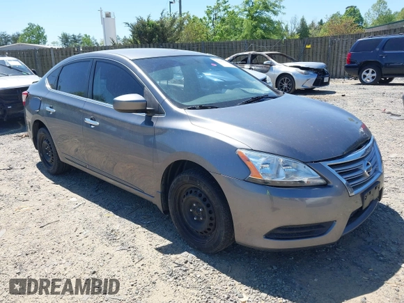 2015 Nissan Sentra SR with VIN 3N1AB7AP4FY252211, listed as a IAAI auction lot 42142349 with 171,858 mi miles and . Bid and sale history available at DreamBid. Image 1.