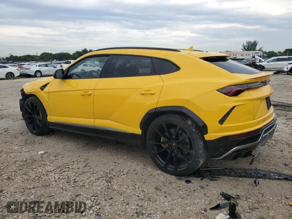 2020 Lamborghini Urus z VIN ZPBUA1ZL5LLA07121, wystawiony jako Copart lot #71397704 z przebiegiem 36 313 mil mil oraz Szkody całkowita. Historia ofert i sprzedaży dostępna na DreamBid. Obrazek 2.