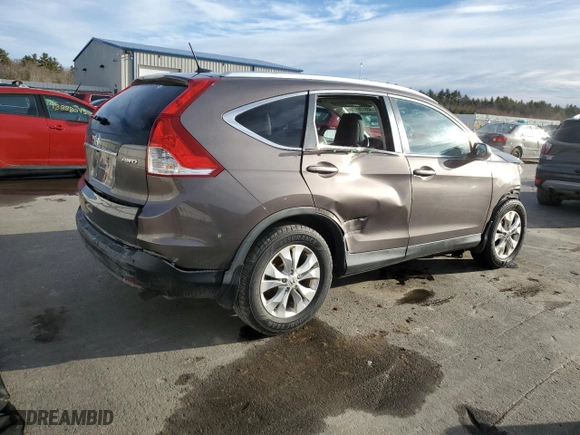 2014 Honda CR-V EX-L with VIN 2HKRM4H75EH691346, listed as a Copart auction lot 48973515 with 199,517 mi miles and Salvage Title. Bid and sale history available at carsss.com. Image 3.