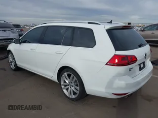 2017 Volkswagen Golf SportWagen S with VIN 3VWC17AU2HM527113, listed as a IAAI auction lot 41713423 with 47,796 mi miles. Bid and sale history available at carsss.com. Image 3.